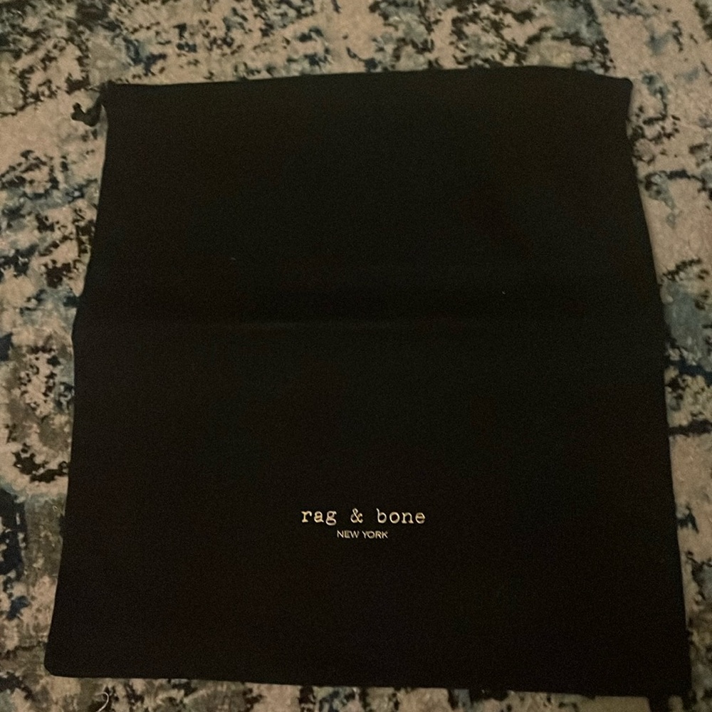 Rag and Bone Black Velvet Garment Bag